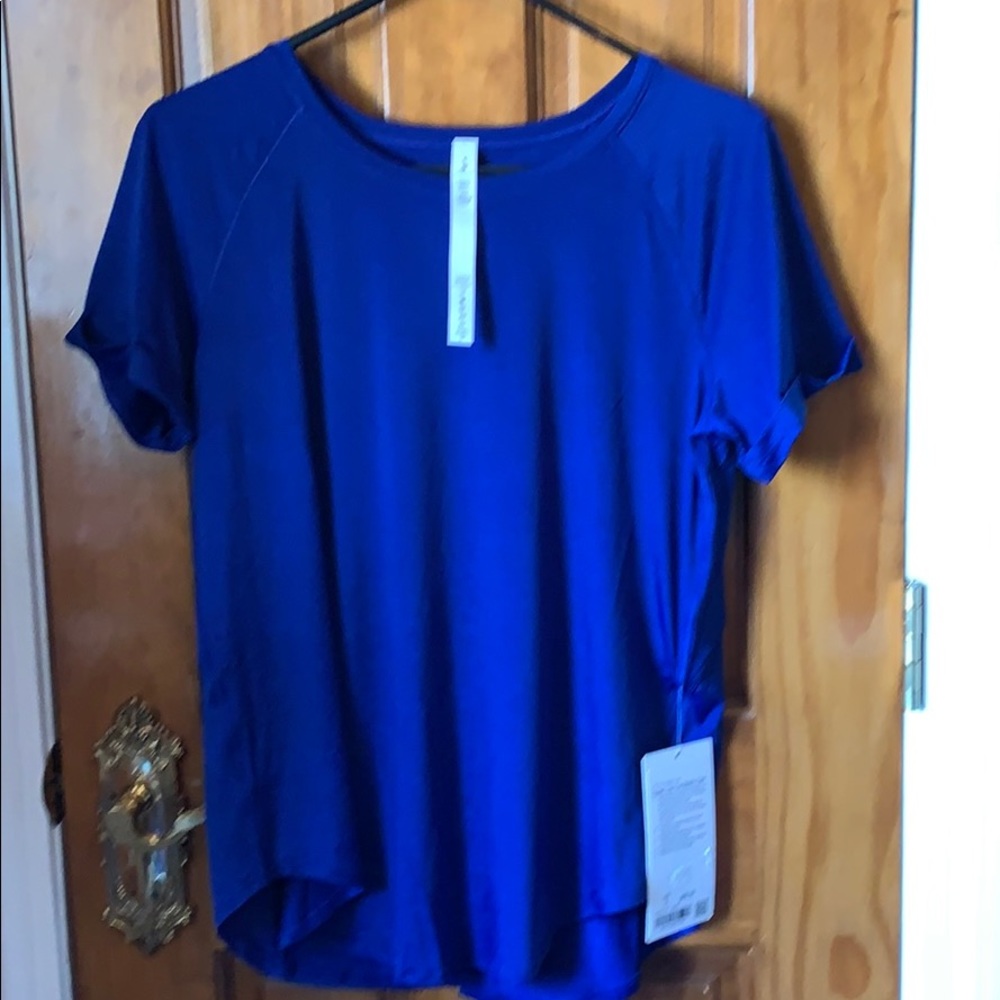 NWT LULULEMON open up tie back tee size 6